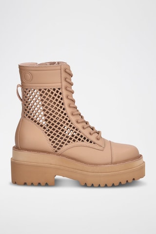 Bottines Purple - Camel