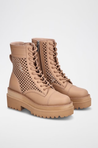 Bottines Purple - Camel