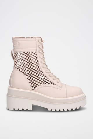 Bottines Purple - Crème