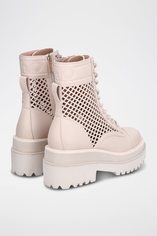 Bottines Purple - Crème