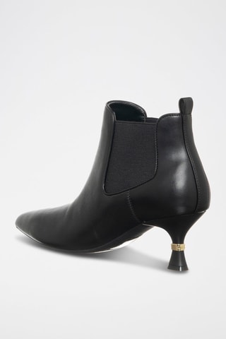 Low boots en cuir de chèvre - Noir