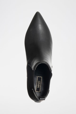 Low boots en cuir de chèvre - Noir
