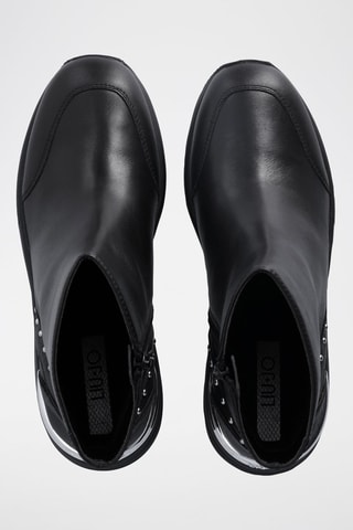 Bottines en cuir - Noir