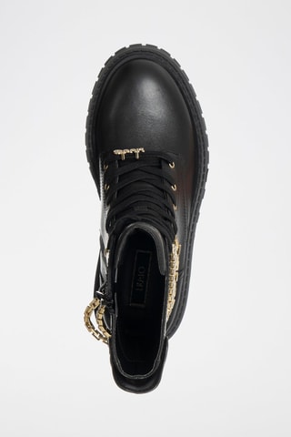 Bottines en cuir - Noir