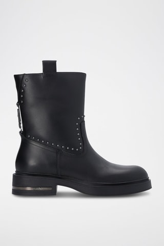Bottines en cuir Gabrielle - Noir