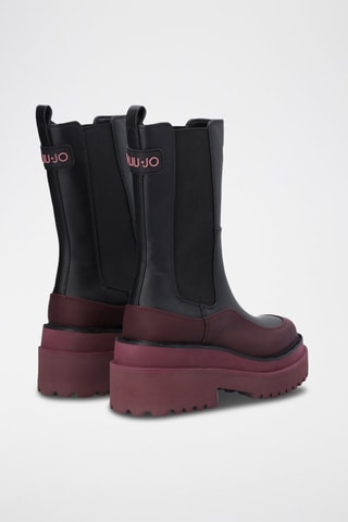Bottines Chelsea Purple - Noir et bordeaux
