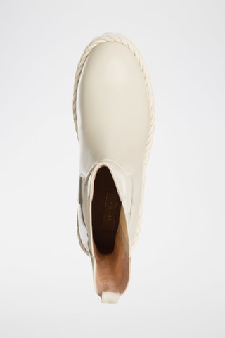 Bottines en cuir de taureau Pink - Ivoire