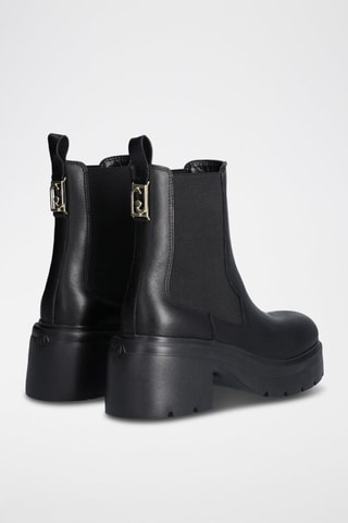 Bottines Chelsea en cuir - Noir