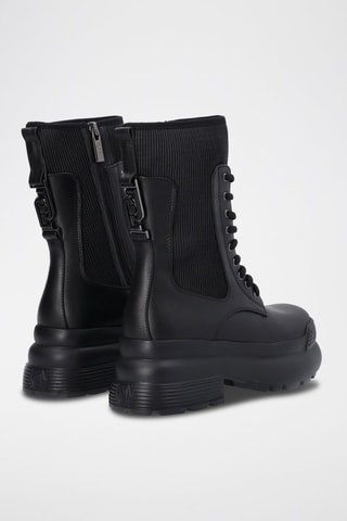 Bottines en cuir Carol - Noir