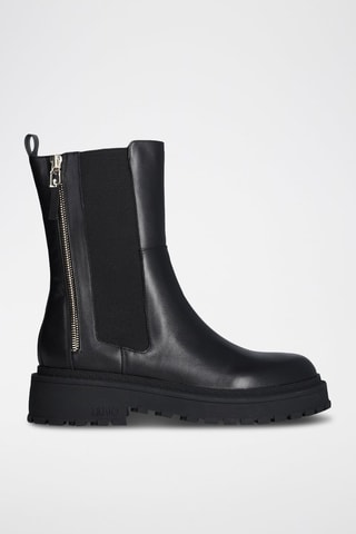 Bottines en cuir Rumi - Noir