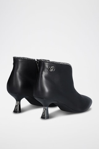 Bottines en cuir Sandie - Noir