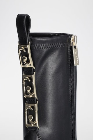 Bottines en cuir de taureau Gloria - Noir