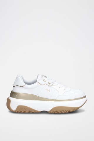 Sneakers plateformes June Blanc