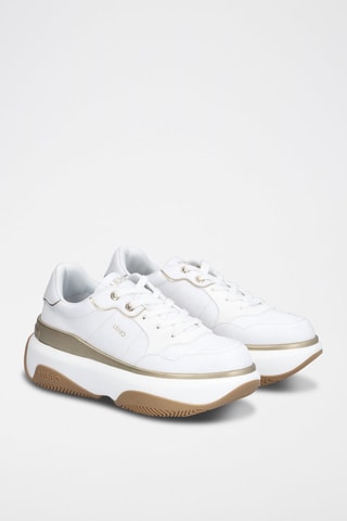 Sneakers plateformes June Blanc
