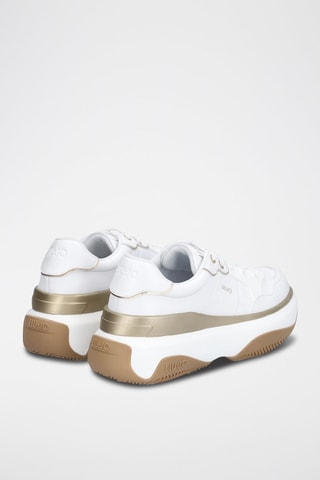 Sneakers plateformes June Blanc
