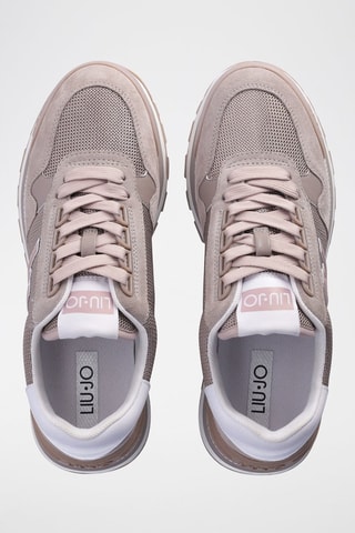 Sneakers en nubuck  Mauve