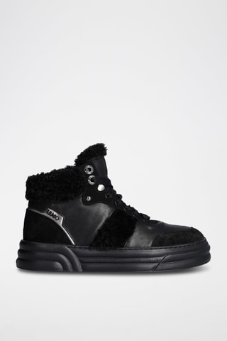 Sneakers en cuir Noir