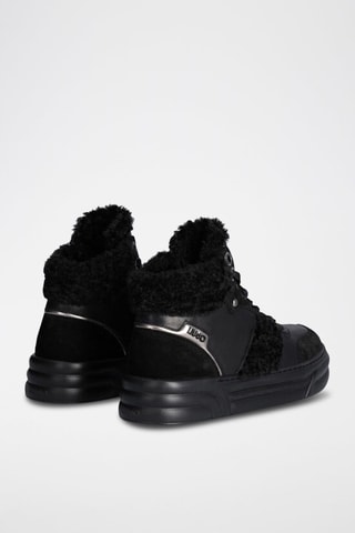 Sneakers en cuir Noir