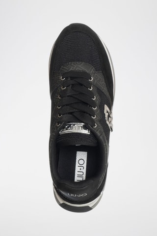 Sneakers en cuir de taureau Maxi Wonder - Noir