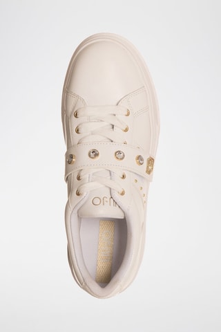 Baskets plateformes en cuir Selma - Blanc