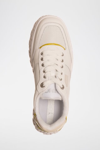 Baskets plateformes en cuir Lovely - Blanc