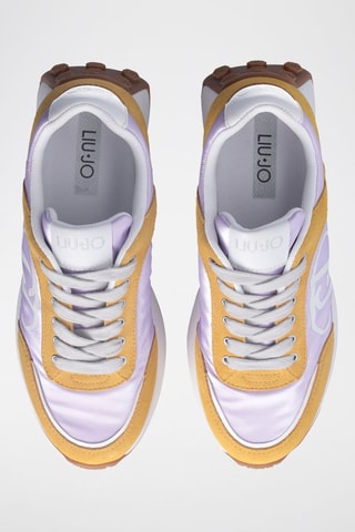 Sneakers en cuir Lolo - Jaune