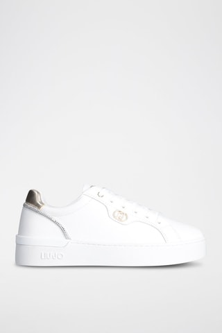 Sneakers en cuir Silvia - Blanc