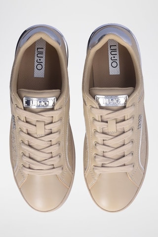 Sneakers en cuir Silvia - Beige