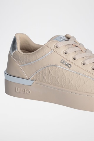 Sneakers en cuir Silvia - Beige