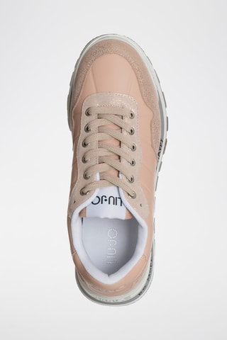 Sneakers en cuir de taureau Amazing - Nude