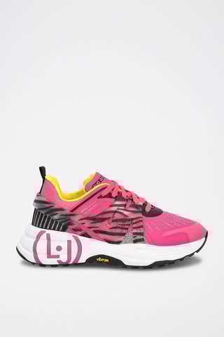 Sneakers - Blanc et fuchsia