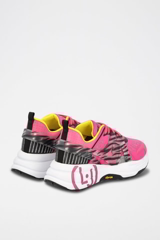 Sneakers - Blanc et fuchsia