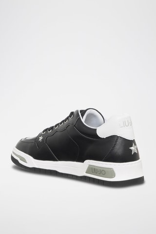 Sneakers en cuir Gyn - Noir