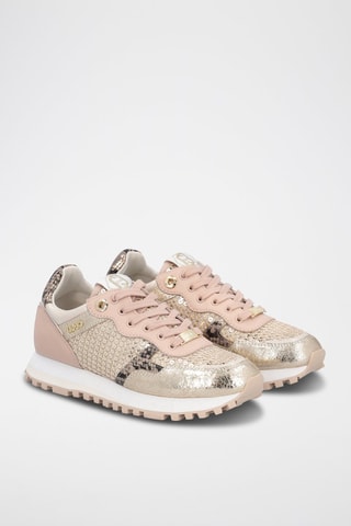 Sneakers en cuir de veau Wonder - Rose