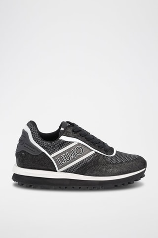 Sneakers en cuir de veau Wonder Up - Noir