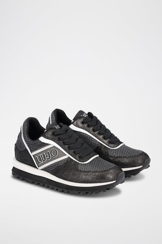 Sneakers en cuir de veau Wonder Up - Noir
