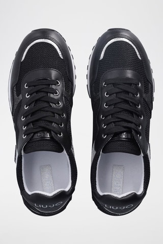 Sneakers en cuir - Noir