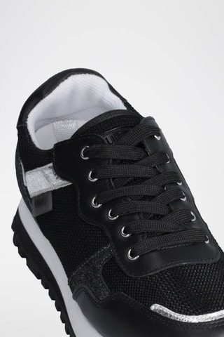 Sneakers en cuir - Noir