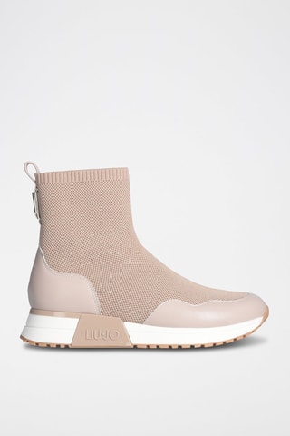 Sneakers montantes - Beige