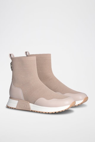 Sneakers montantes - Beige