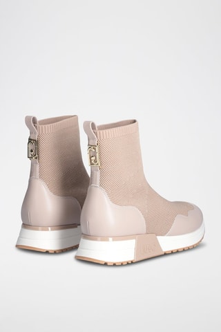 Sneakers montantes - Beige