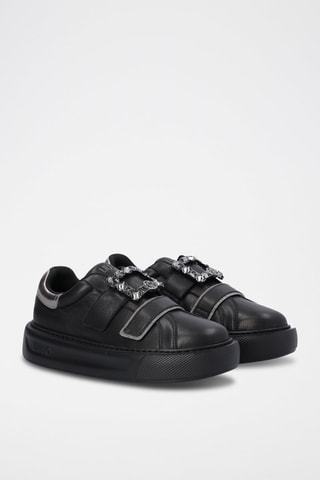 Sneakers en cuir - Noir