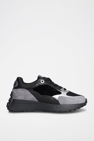 Sneakers en cuir - Noir
