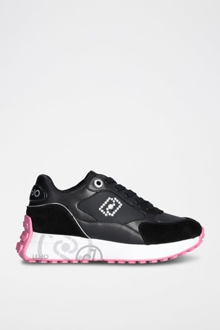 Sneakers en cuir - Noir