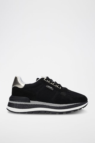 Sneakers en nubuck - Noir