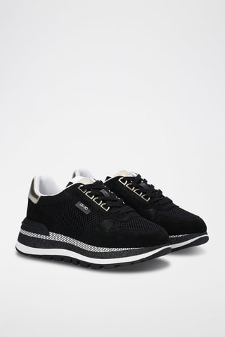 Sneakers en nubuck - Noir