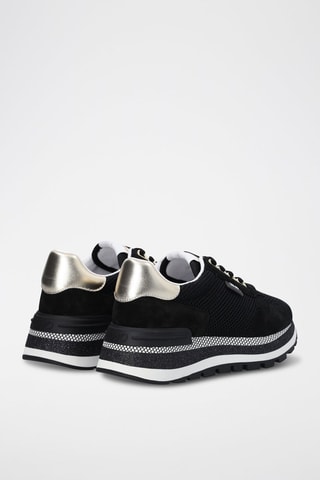 Sneakers en nubuck - Noir