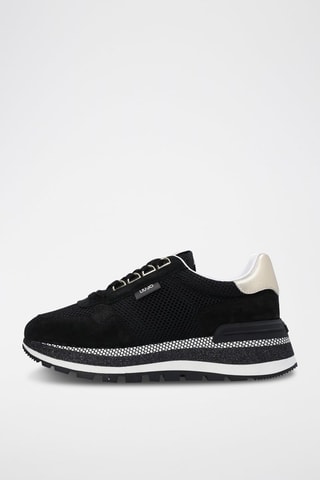 Sneakers en nubuck - Noir