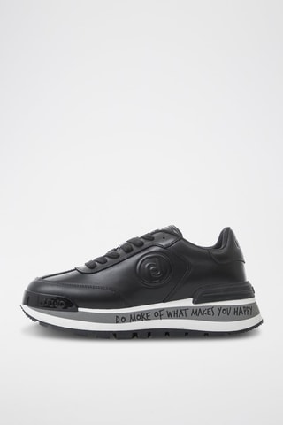 Sneakers en cuir de taureau Amazing - Noir