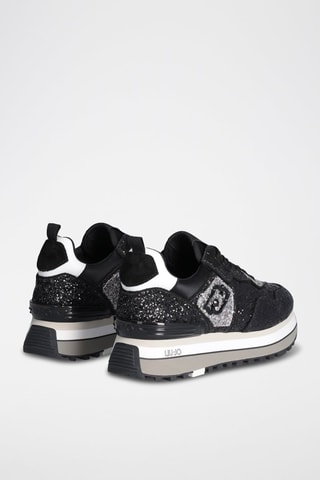 Sneakers plateformes - Noir et gris